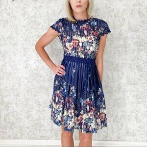 Foxiedox Floral Fit and Flare Dress